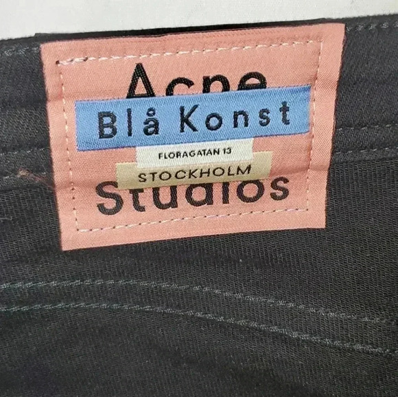 Acne Women’s Size 28 Jeans, High Rise, Black, Like New - Picture 8 of 11